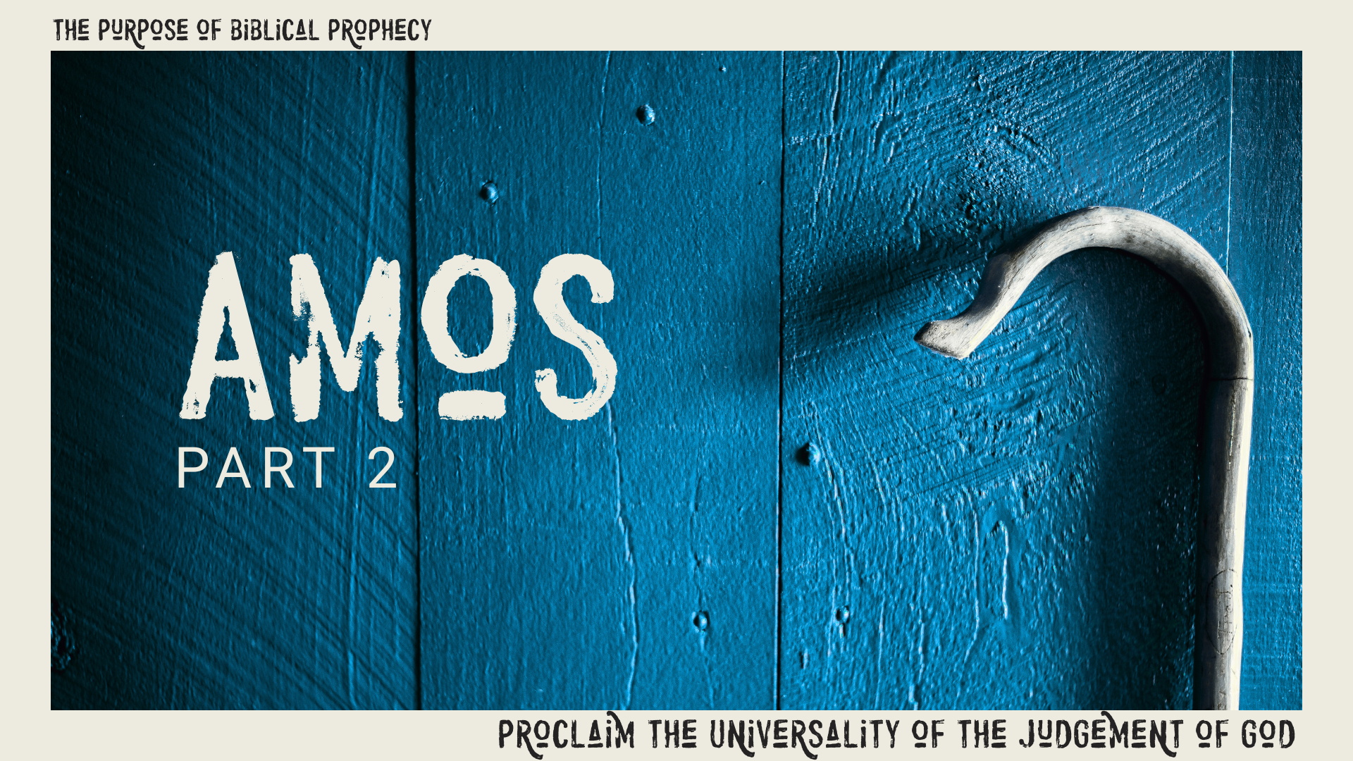 Proclaim the Universality of the Judgement of God