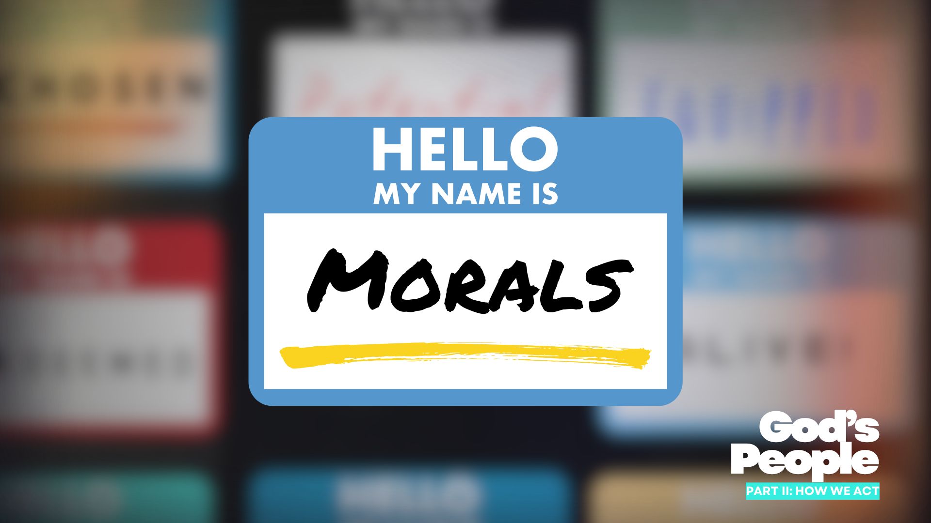 How We Act Morally